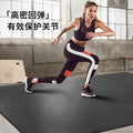 Extra-large pvc yoga mat for men - high-density, thickened, shock-absorbing, noise-reducing, non-slip gym mat for exercise equipment