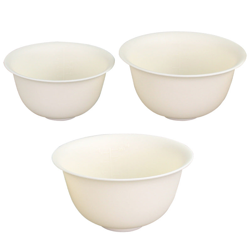 Flat silicone bowl soft bowl beauty mask bowl mixing mask soft small bowl makeup spa tool mask tool manufacturer