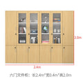 [oak color] 6-door file cabinet