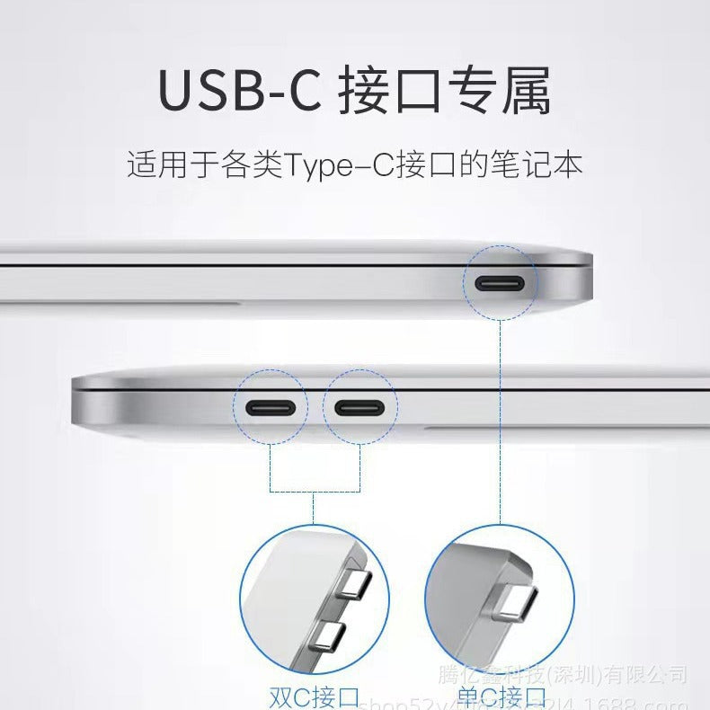 Ready-to-ship usb hub, compatible with apple, huawei, and macbook type-c devices. this 5-in-1 docking station expands your connectivity