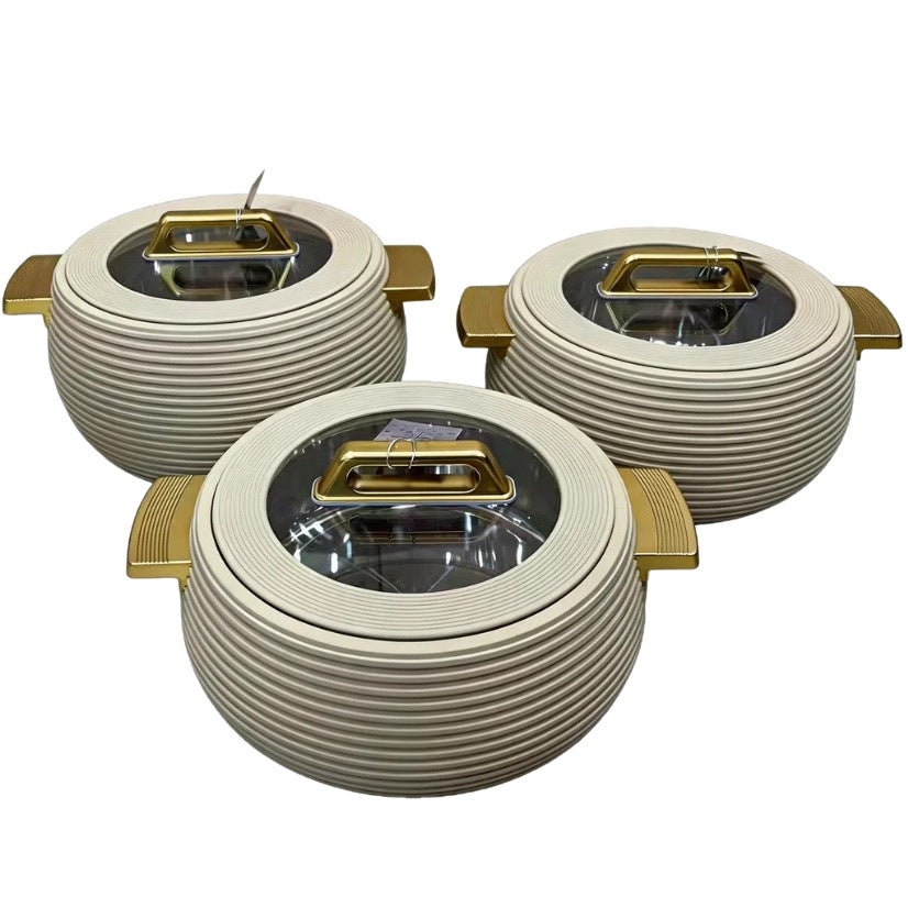 Food warmer containernew arrivalhot sellingexportcross-border3pcs insulated lunch box3l-4l-5l