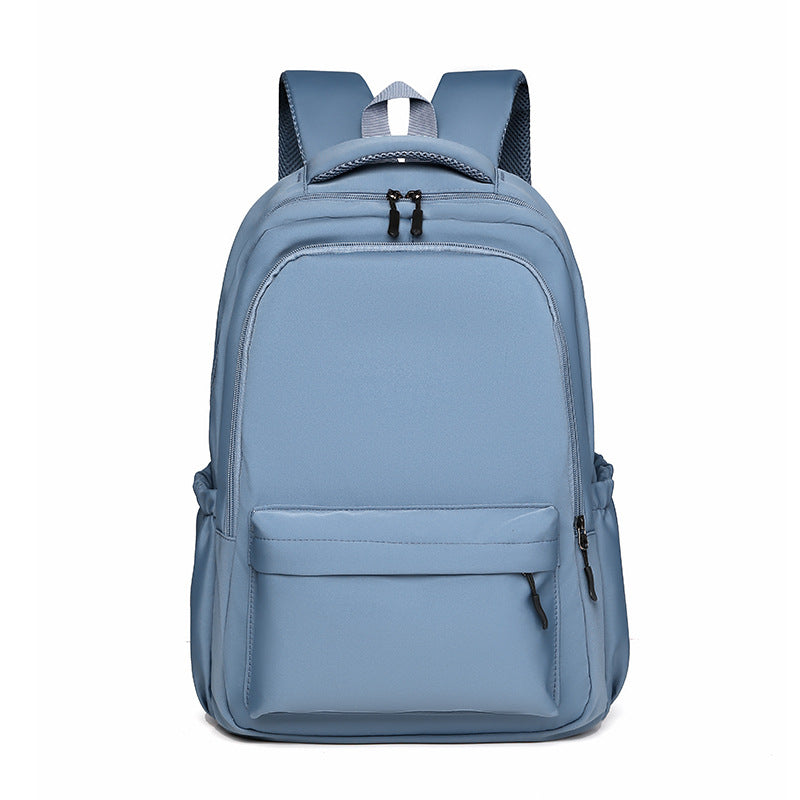 Cross-border fashion large-capacity couple backpack, simple commuter travel backpack, versatile trend high school student schoolbag