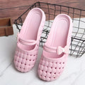 New arrivalsummer women's hole cut out women's shoes non-slip sandals flats beach shoes plaidoutwear lightweight toe shoes