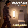 Smart human body induction night light - voice-activated, wireless, for bedroom, bathroom, toilet, and bedside use