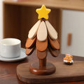 Creative and cute insulated coaster - single tree design - table decoration - creative home use - anti-scald, high temperature resistant, foldable pot holder
