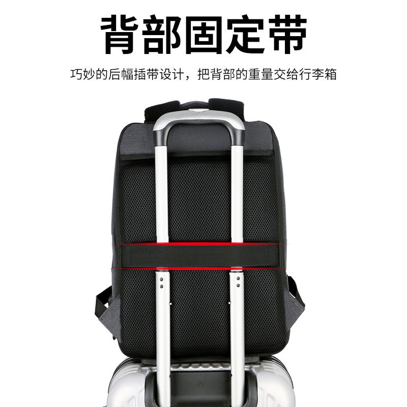 Renzhixing Multifunctional Computer Backpack USB Charging Can Increase Capacity Backpack Gift Luggage Printed Logo