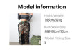 e-commerce source factory: european and american style, fashionable and unique camouflage washed tassel high-slit midi skirt