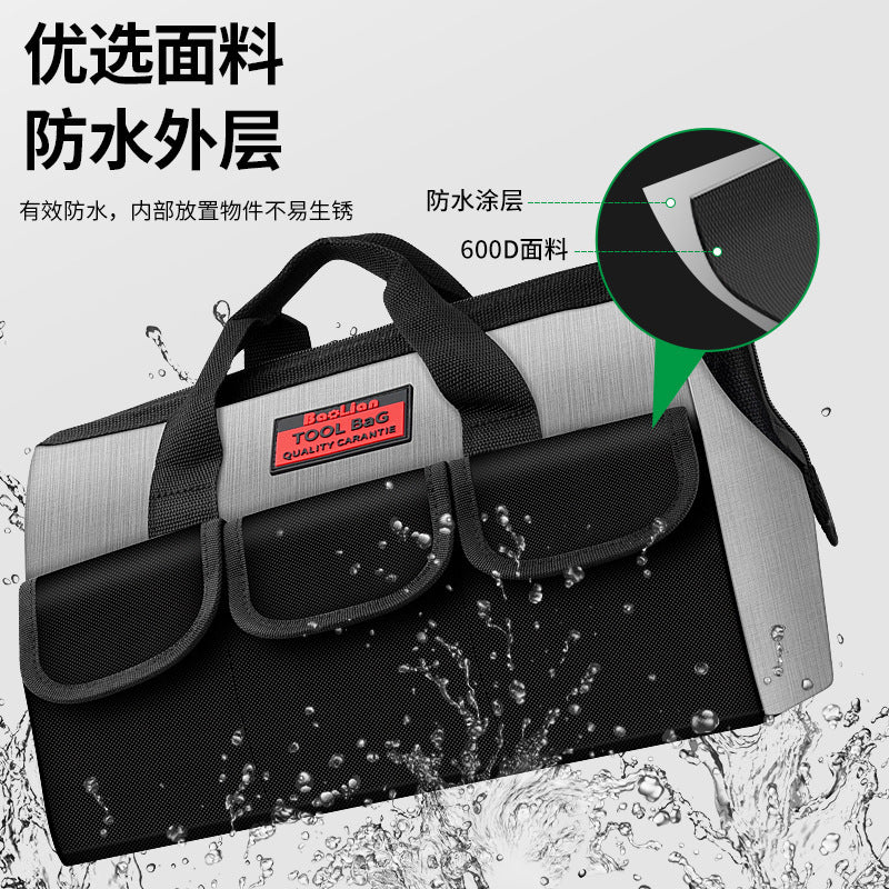 Multi-purpose hand tool bag - durable, heavy-duty canvas tool pouch for woodworking, electrical work, and general repair