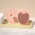 Kids' shampoo brush, silicone bath brush, round face wash brush, baby cleansing soft bristle brush, toddler massage shampoo tool