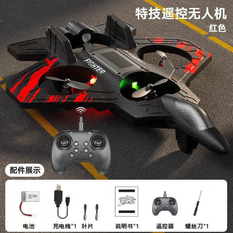 hot-selling remote control airplane: kids' foam stunt drone, drop-resistant, altitude-holding quadcopter, boy's toy