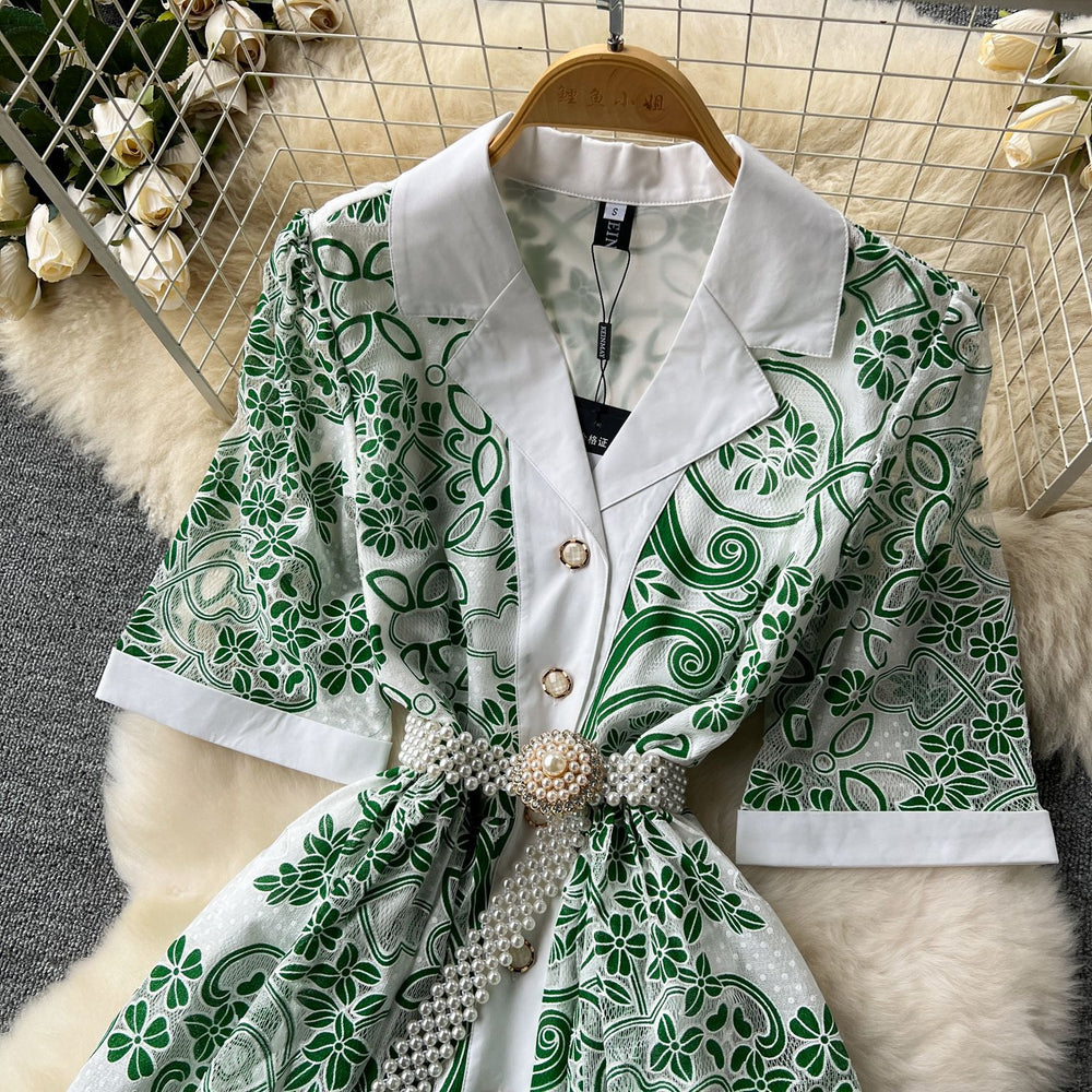 Cool wind classydressnew arrivalfrenchretroelegancelaceembroider waist long dress dress
