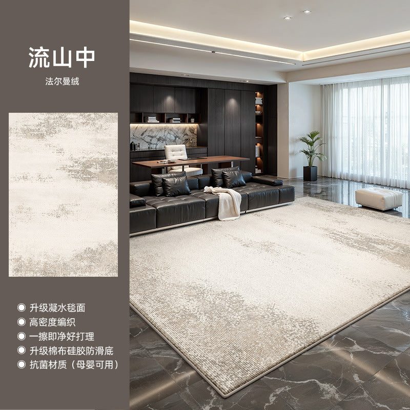 Carpet living room italian normcore no-wash and wipeable coffee table sofa floor mat accessible luxury stain-resistant bedroom carpet large area