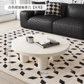 New arrivalcasual modern combination cream style round creative coffee table small ins style living room for home small table b&b