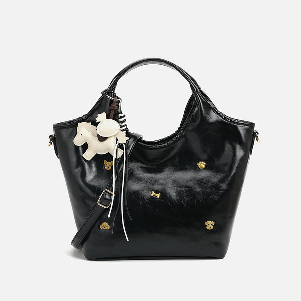 Women's European and American style fashion willow design handbag 2025  new personalized design shoulder messenger bag