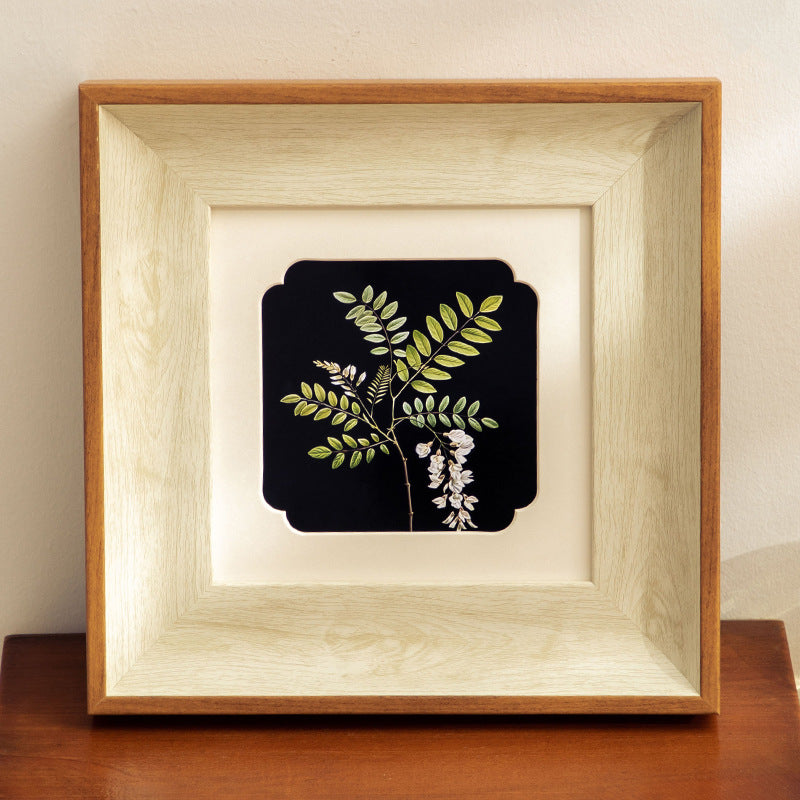 DIY Song Jin pearl painting photo frame setting table handmade cardboard salon team building warm-up picture frame 8 inch wall hanging handmade gift