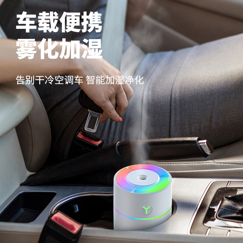 New cl25 colorful car humidifier, usb home desktop silent ambient light hydrating air humidifier