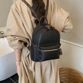 2025 new women's backpack - minimalist chic nylon backpack for travel, college style, and trendy fashion