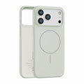 Suitable for apple 17air official tpu mobile phone case frosted magnetic iphone16pm pure color velvet mobile phone case