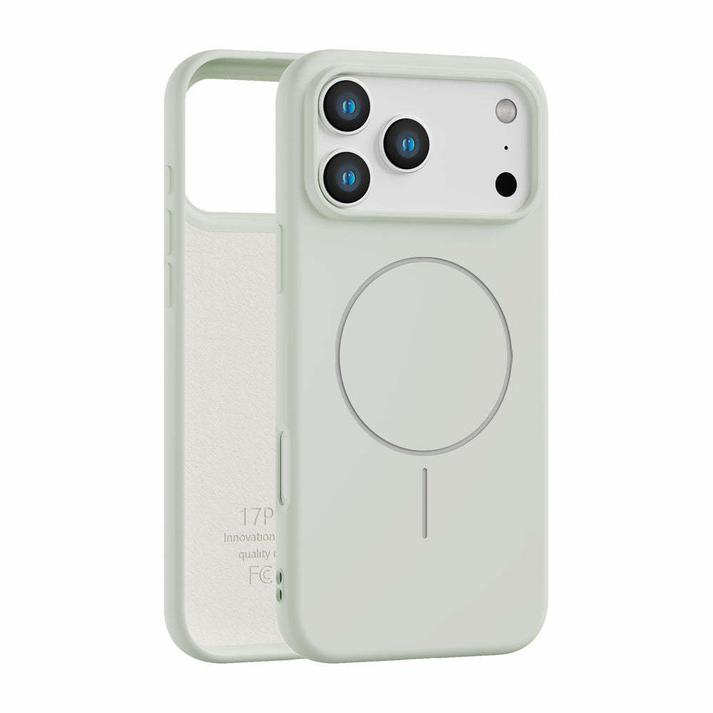 Suitable for apple 17air official tpu mobile phone case frosted magnetic iphone15 pure color 16 velvet mobile phone case