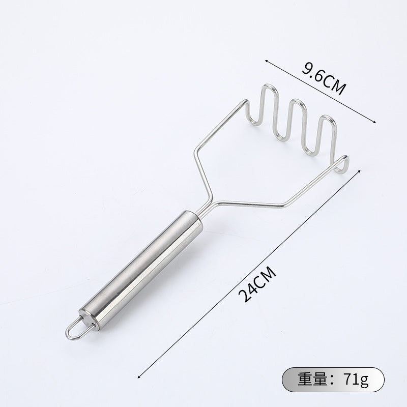 stainless steel mashed potato press manual mashed potato tool garlic press potato press kitchen food supplement gadget