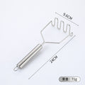 stainless steel mashed potato press manual mashed potato tool garlic press potato press kitchen food supplement gadget