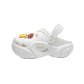 Spongebob squarepants thick sole heightened heel women's summer cool slippers summer outwearnon-sliptoe slippers two-wear beach crocs