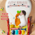 Infant foot pedal piano baby gym dual-use walker toy educational early learning multifunctional musical crawling activity center