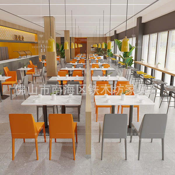 School canteen dining table Staff dining room tables and chairs Student dining room tables 6 Factory staff canteen dining tables and chairs 4