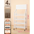 Kitchen storage rack vegetable floor-standing movable trolley multi-layer storage rack for home fruit and vegetable multi-functional vegetable rack