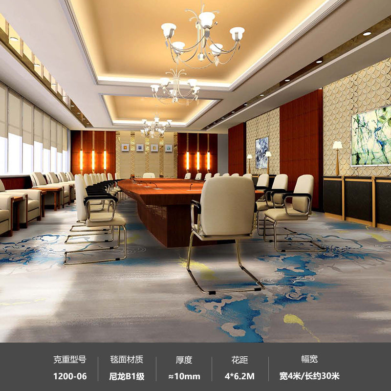 Hotel nylon 1200g banquet restaurant club room ktv suite soundproof commercial carpet thickened