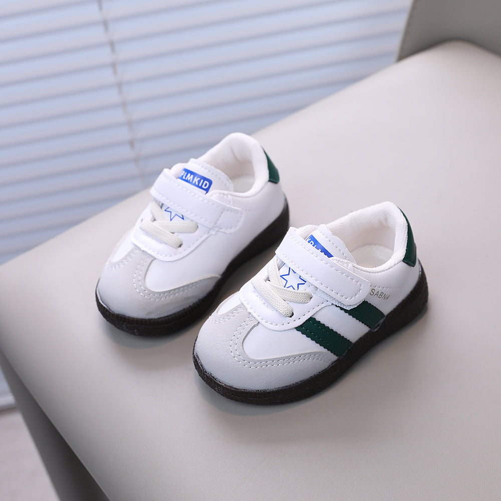spring/autumn new korean style boys' casual sneakers, girls' soft-soled breathable athletic shoes, children's german army trainers (gats)
