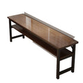 Long double desk student home bedroom study writing rental house rectangular computer desk narrow wall desk