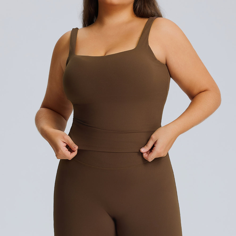 European and american plus size straight-leg yoga outfit set - high elasticity, breathable, quick-drying activewear for women's outdoor running and fitness