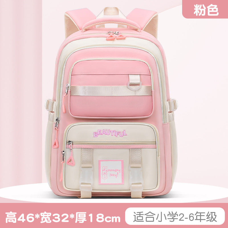 New high-value medium and large versatile student backpack, high school student large-capacity bag, men's and women's lightweight backpack