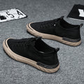Old beijing cloth shoes for men, slip-on, anti-odor, spring ice silk, breathable thin canvas for driving, 2025 new arrival
