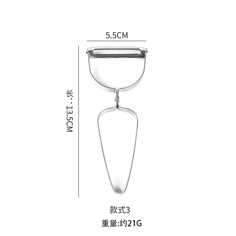 Stainless steel 3-in-1 peeler set - fruit, vegetable, and potato peeler for home and commercial use - kitchen gadget set