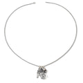 Halloween punk necklace wholesale cross-border hip-hop dark style skull palm pendant niche exaggerated spider jewelry