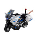 Alloy motorcycle toy for boys, racing simulation motorcycle model, iron horse police car, children's pull-back toy car gift