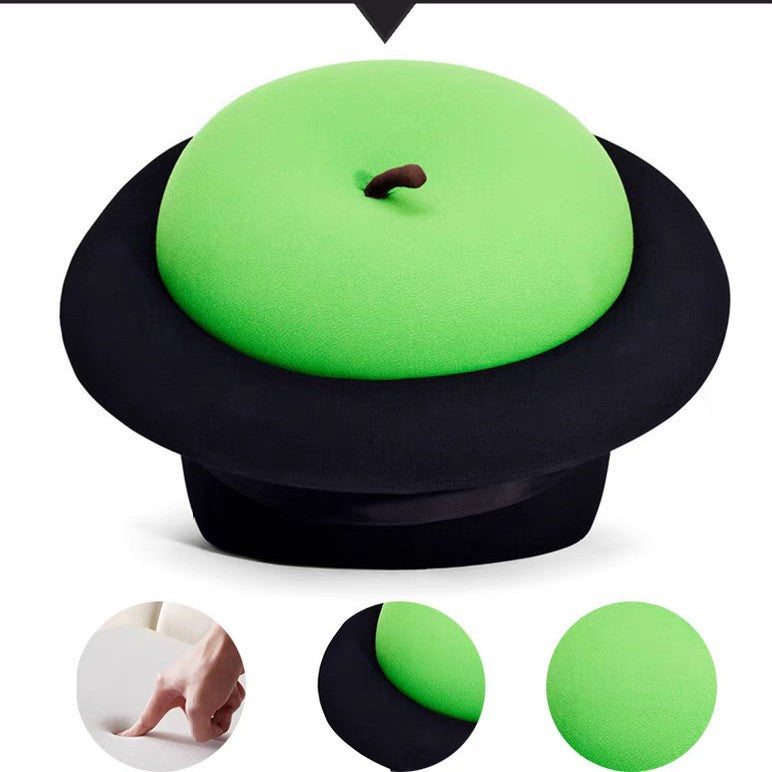 Design Apple Hat Chair Special Shape Model Room Art Internet celebrity ins Photography Modeling Sofa Stool