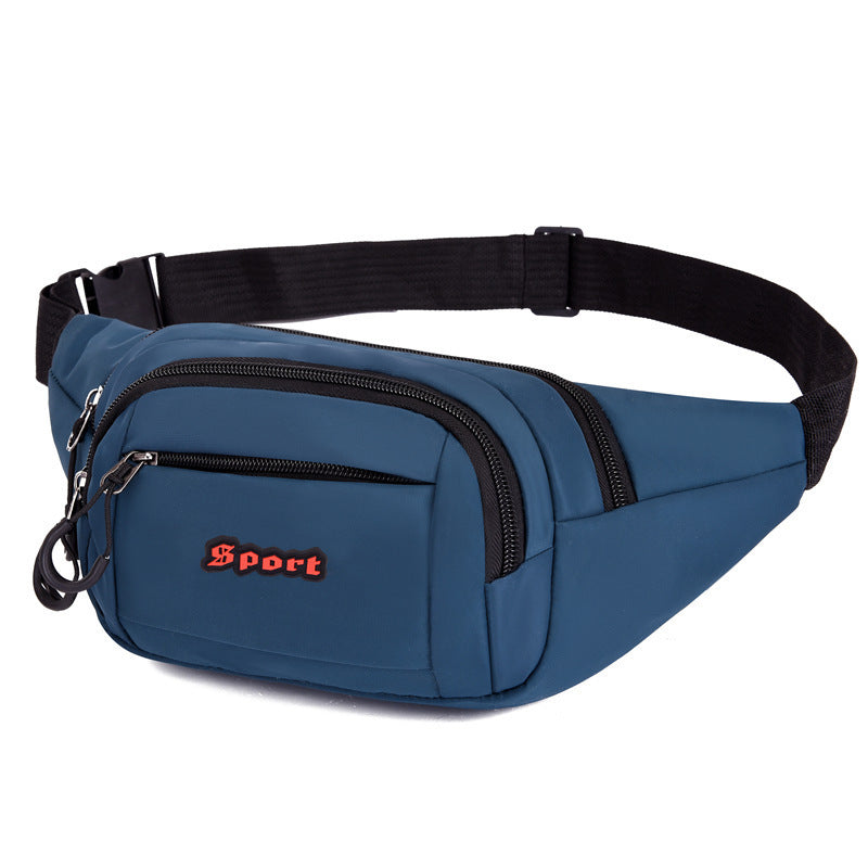 New niche men's messenger bag fashion spring and summer multi-functional breast bag fitness outdoor sports mobile phone fanny pack women