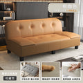 Brown coffee color [black square legs, scrubable and wear-resistant cat scratching leather]