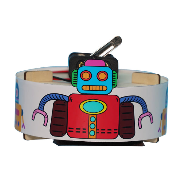 Puzzle wooden sweeping robot technology small production DIY children's students creative science experimental science and education toys