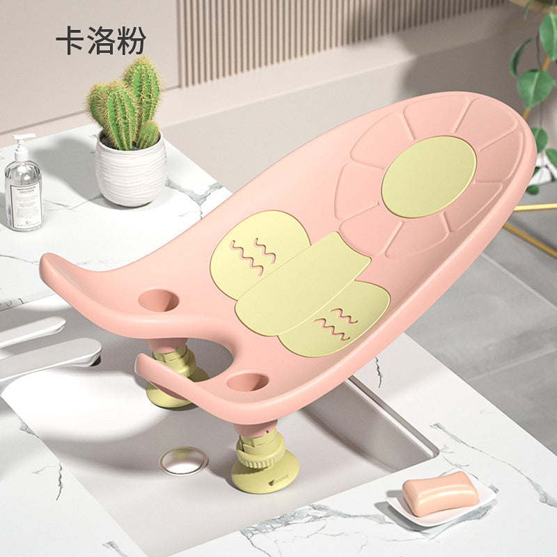 Baby butt washing handy gadget baby butt washing kidsnewborn pp washing stand can sit and lie down in the bathtub bath stand for boys and girls