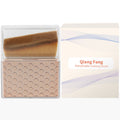 Rose gold telescopic brush - angled v-shape foundation brush + opp/color box packaging