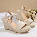 summer new arrival: plus-size wedge sandals for women (sizes 35-42). wholesale available. dropshipping to  and