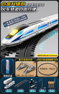 [alloy electric] fuxinghao-police [double festival] + 480cm circular track + accessories + luxurious overpass scene