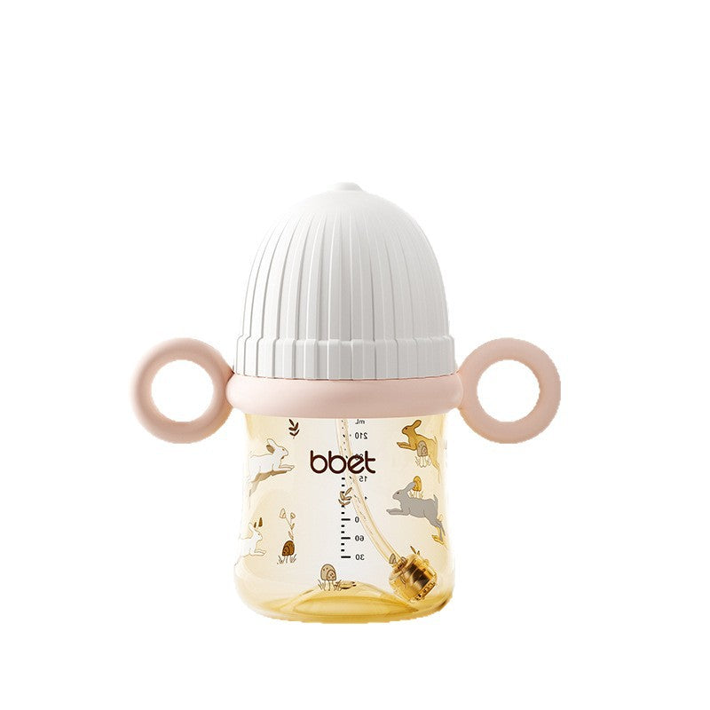 Baohui baby bottle ppsu wide diameter anti-colic newborn multi-specification imitation breast milk pacifier anti-fall bottle with handle