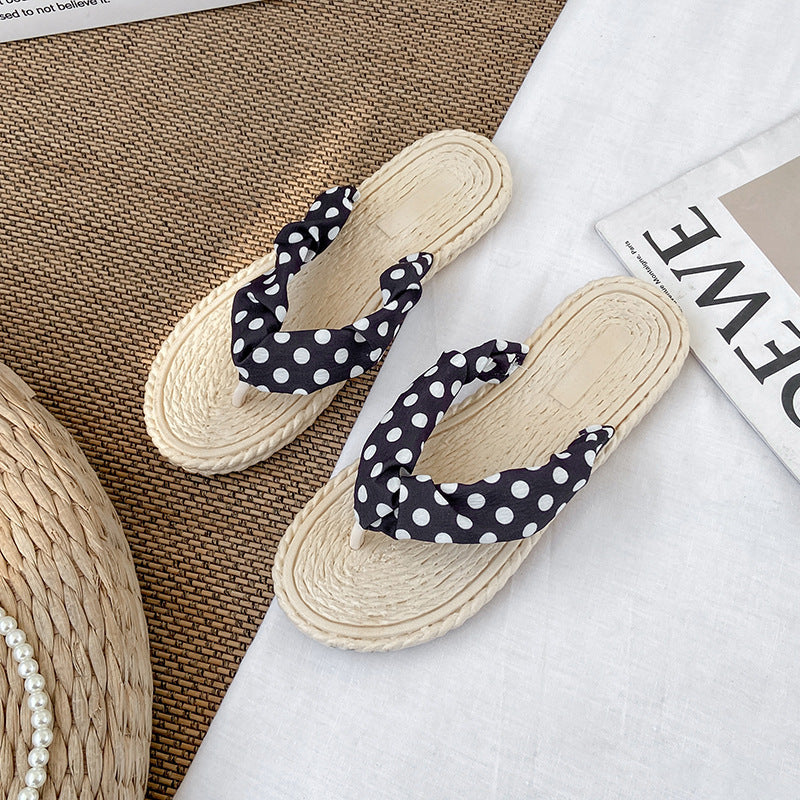 Women's flip-flops: summer, trendy, korean style, vacation, outdoor wear, shopping, flat, thong sandals, beach, non-slip slippers