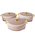 Food warmer containerexport2l-2.5l-3l3pcs egg-shaped high-legged insulated lunch box
