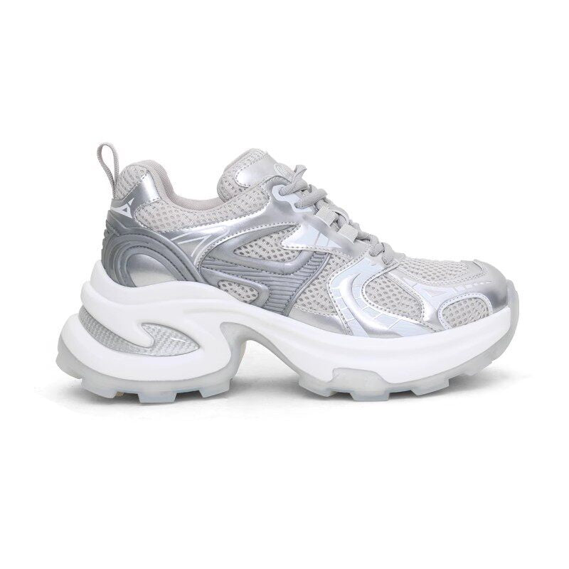 Influencer-approved height-increasing chunky sneakers for women - new 2026 spring collection: lightweight, versatile, thick-soled casual athletic shoes for spring and autumn